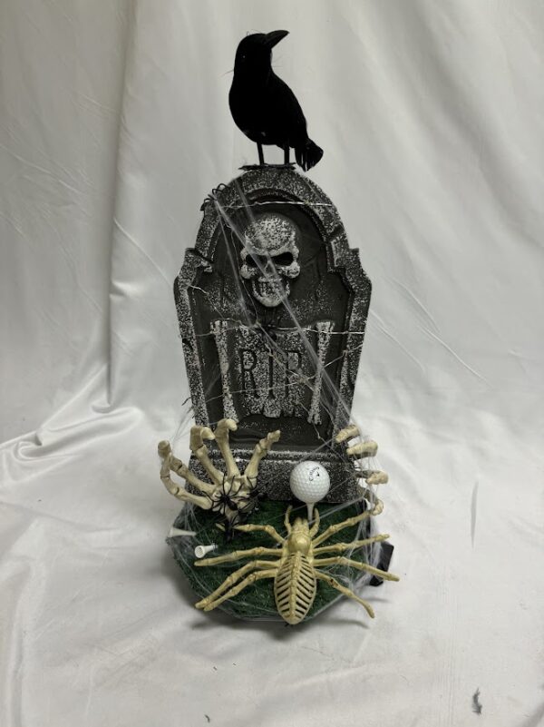 Halloween Centerpiece Golf Tombstone