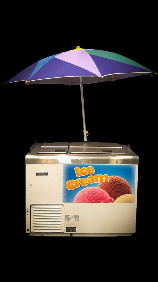 Photo of Ice Cream Cart with Umbrella