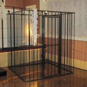 Realistic Locking Metal jail Cell Prop