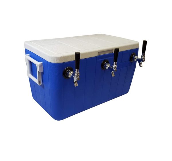 Cooler with Beer Dispensing Taps