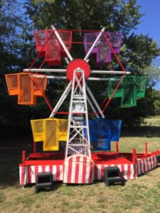 Photo of a Ferris wheel amusement ride for children