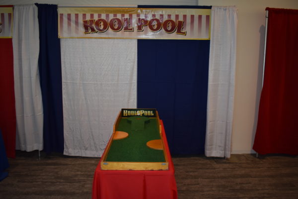 Kool Pool Que Ball Carnival Midway Game for Party Rentals and Corporate Special Events Hire
