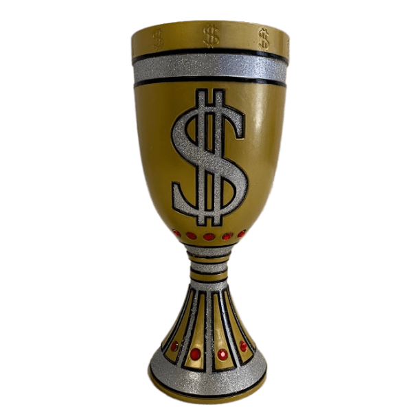 Las Vegas Gold Dollar Sign Cup
