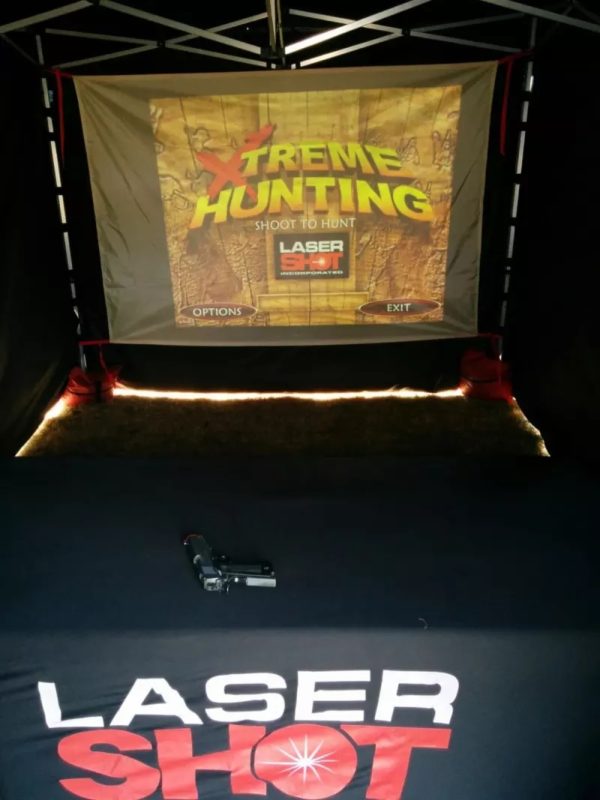 Video Projection Arcade Style Shooting Gallery Game