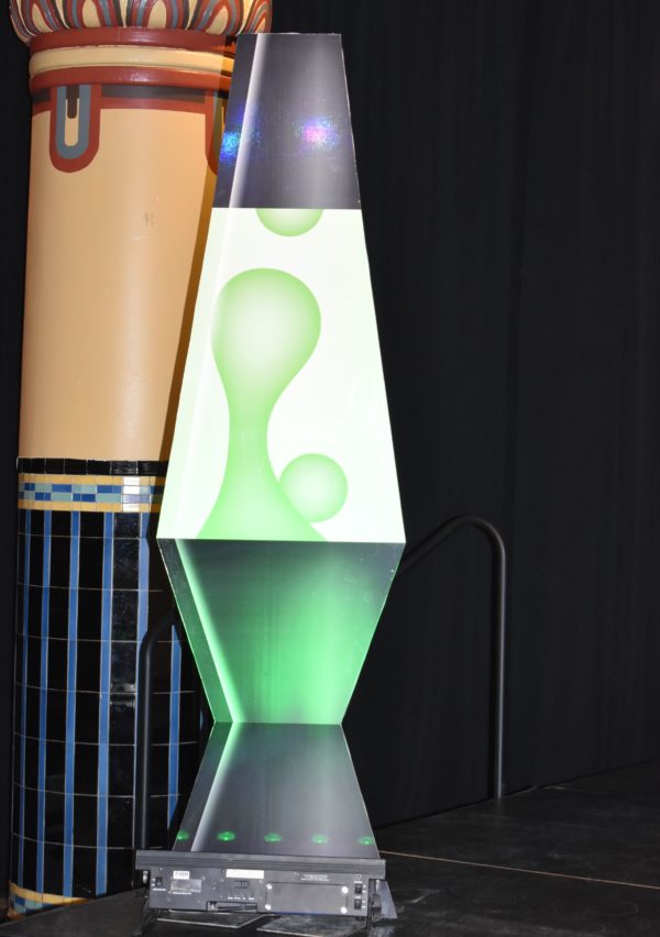 Lava Lamp CutOut Green 6 feet for Decades 60s 70s Party Rentals and Corporate Special Events