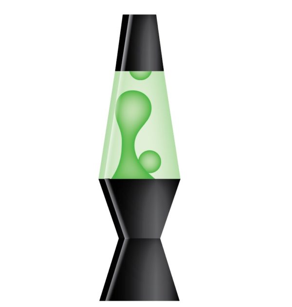 Lava Lamp CutOut Green 6 feet for Decades 60s 70s Party Rentals and Corporate Special Events