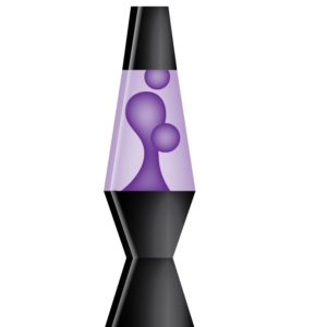 Lava Lamp CutOut Purple 6 feet for Decades 60s 70s Party Rentals and Corporate Special Events