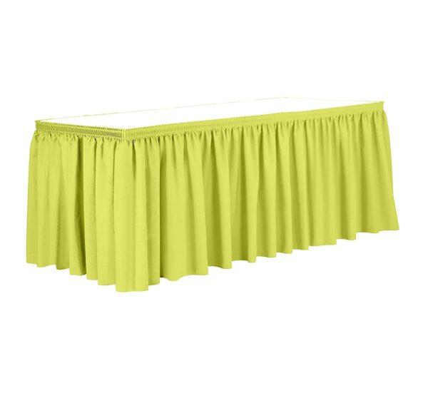 Lemon Yellow Linen Table Skirt