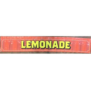 Lemonade Red Banner Sign