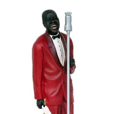 Photo of a Louis Armstrong Satchmo Statue Prop