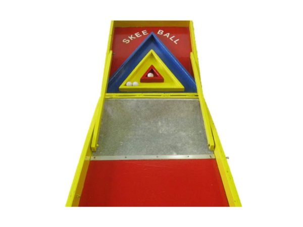 Carnival Game modeled after a arcade skee ball game