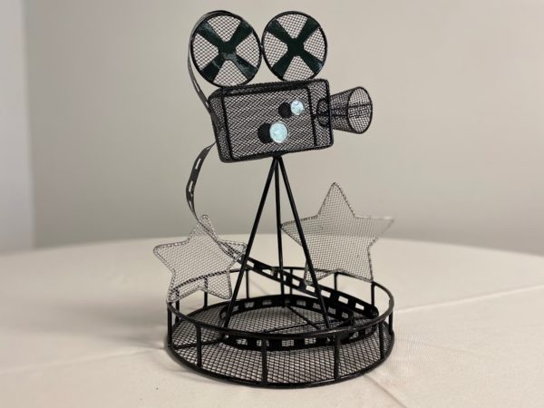 Movie Camera for Hollywood Table Top Theme Centerpiece for Party Rentals and Corporate Special Events