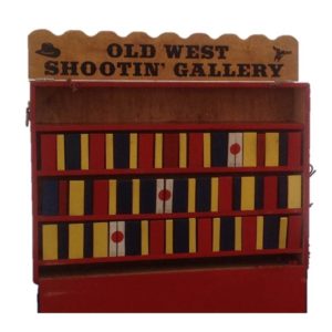 Carnival Shooting Gallery Game with Cork Gun