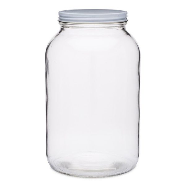 One Galloon Glass Mason Style Jar for Party Rentals and Corporate Special Events