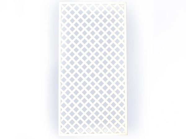 Diamond Shape Lattice White Screen Panel for Party Rentals and Corporate Events Hire 1