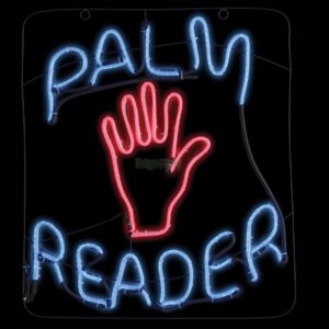 Palm Reader Sign Non Neon LED Glow Magic Special Events