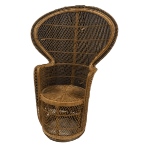 Peacock Chair Large Vintage Wicker or Rattan Chair Magic Special Events Richmond Virginia Chair Rental