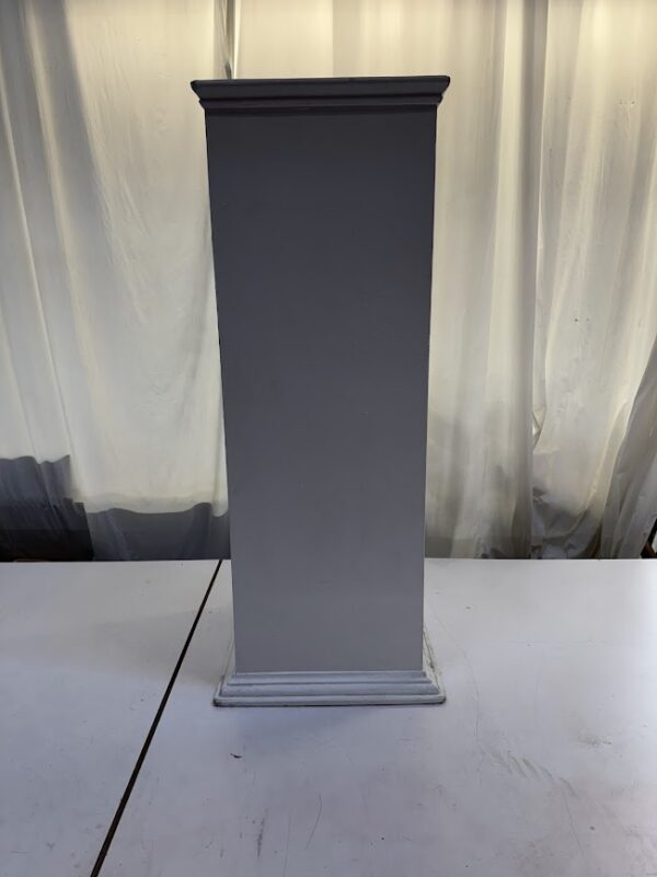 Pedestal Square White 42 Inches White Magic Special Events Richmond Virginia