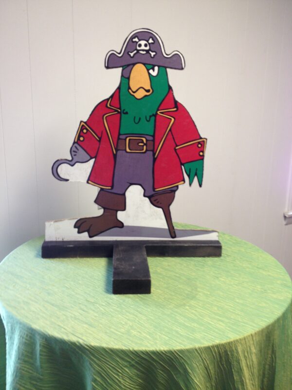 Pirate Parrot Ring Toss Game