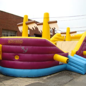 Pirate Ship Inflatable Combo Bouncer