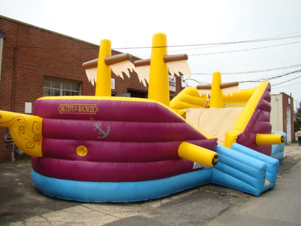 Pirate Ship Inflatable Combo Bouncer