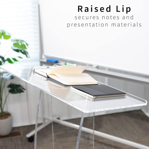 Podium New Transparent Clear Acrylic Design Magic Special Events Richmond Virginia