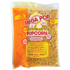 Packages of Pre Mixed Popcorn
