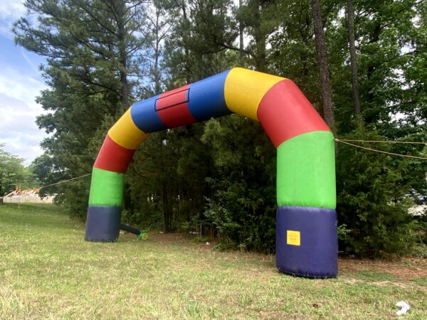 Rainbow Arch Mist Start Finish Line Inflatable
