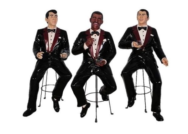 Life size props of The Rat Pack - Dean, Sammy and Frank