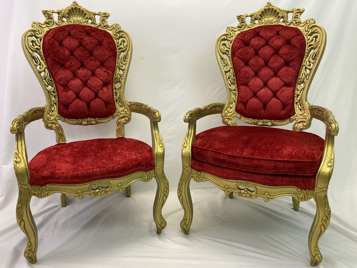 King & Queen Throne Chairs