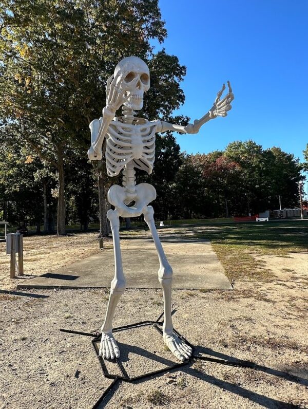 SKELETON POSEABLE GIANT 10 FT MAGIC SPECIAL EVENTS RICHMOND VIRGINIA