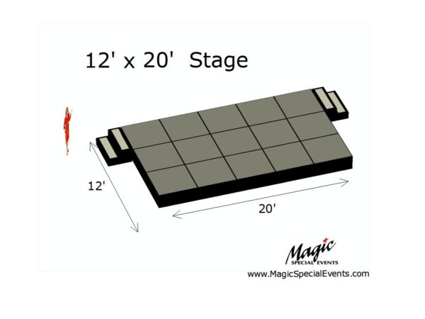 Stage Rental 12x20