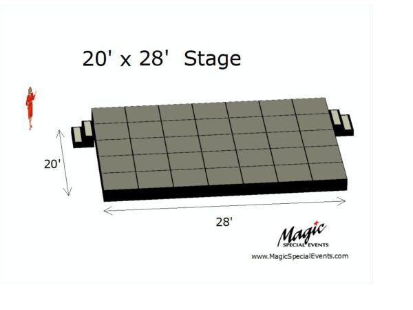 Stage Low Rental 20x28