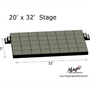 Stage Low Rental 20x32