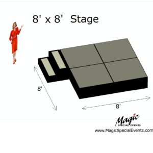 Stage Platform Rental 8x8