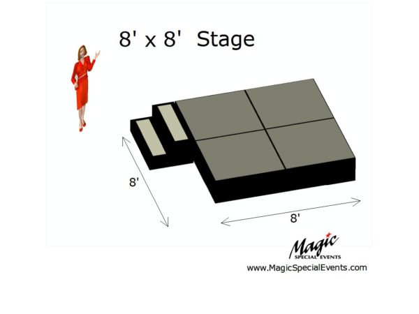 Stage Platform Rental 8x8