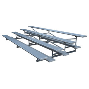 4 Tier Portable Aluminum Bleachers Rental for Party Rentals and Corporate Events