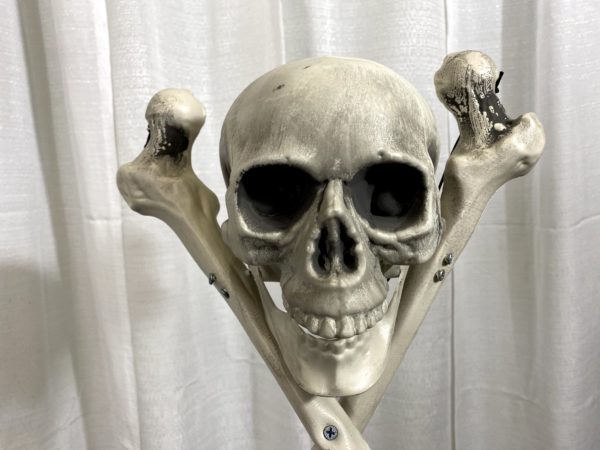 Skull And Cross Bones Prop for Halloween