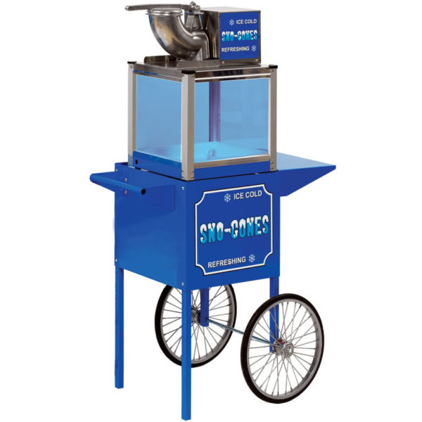 Photo of a snow cone cart
