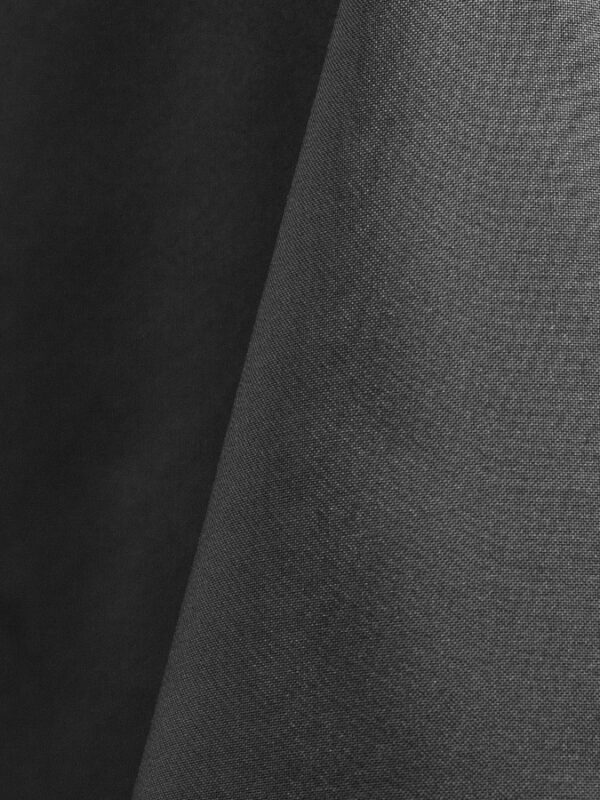 Polyester Linen Tablecloths Charcoal Black Gray Grey Tablecloth Fabric Color Sample