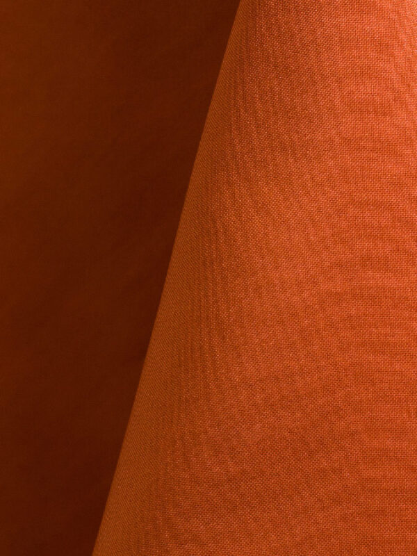 Burnt Orange Tablecloth Fabric Color Sample