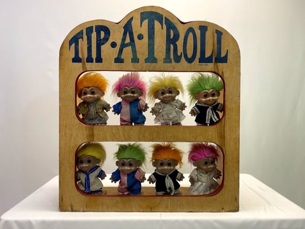 Tip A Troll Tip The Cat Rack Carnival Midway Game for Party Rentals and Corporate Special Events Hires