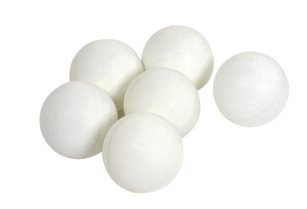 Six Ping Pong Balls for arcade and carnival game rentals