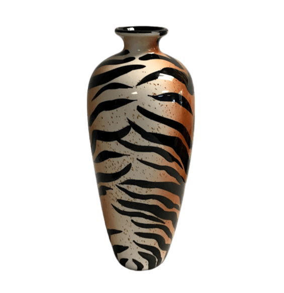 Tiger Ceramic Vase