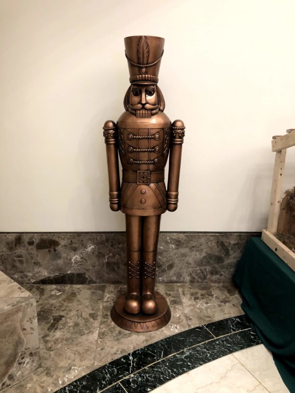 Toy Soldier Nutcracker Statue Bronze