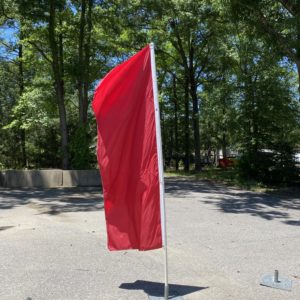 Red Vertical Flag for Special Events