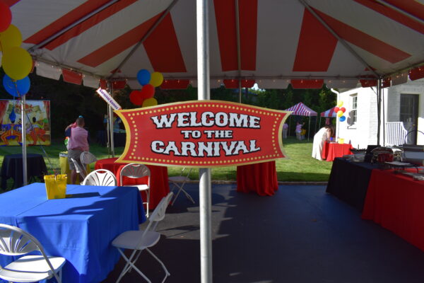 Welcome To The Carnival Sign Prop