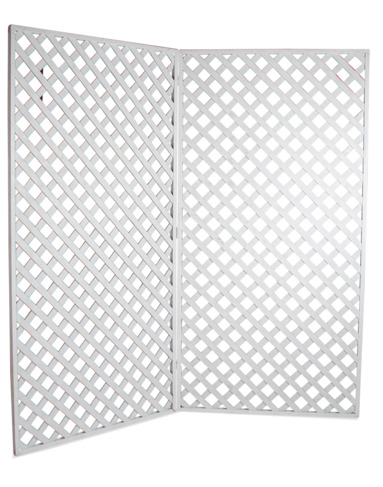 LATTICE PANEL SCREEN WHITE
