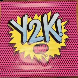 Y2K Year 2000 90s Party Banner Sign Magic Special Events