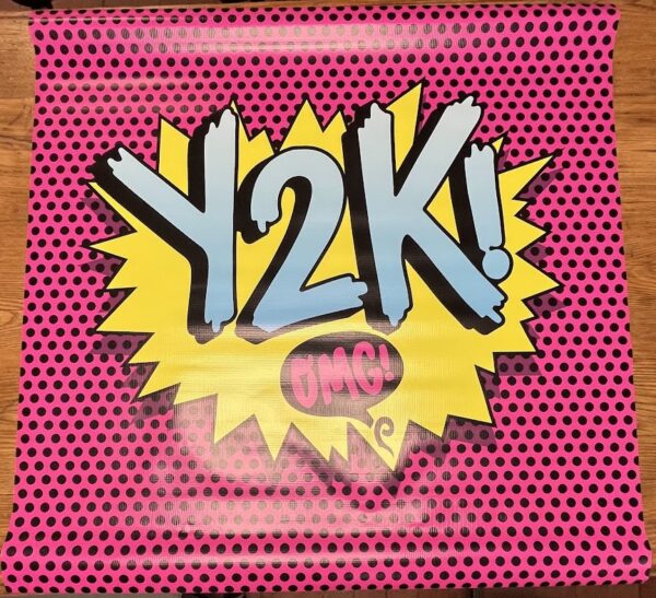 Y2K Year 2000 90s Party Banner Sign Magic Special Events